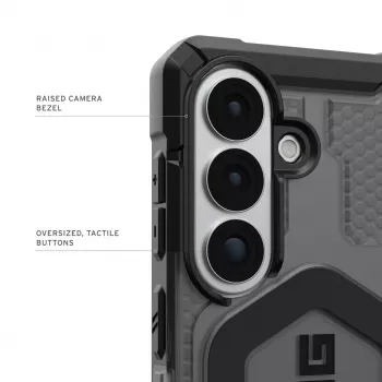 UAG Urban Armor Gear Pathfinder Case with Magnet Module | Samsung Galaxy S26 | ash (szary transparent)/Czarny | 214528113140 (214528113140)