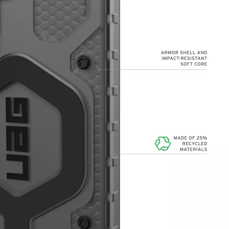 UAG Urban Armor Gear Pathfinder Case with Magnet Module | Samsung Galaxy S26 | ash (szary transparent)/Czarny | 214528113140 (214528113140)