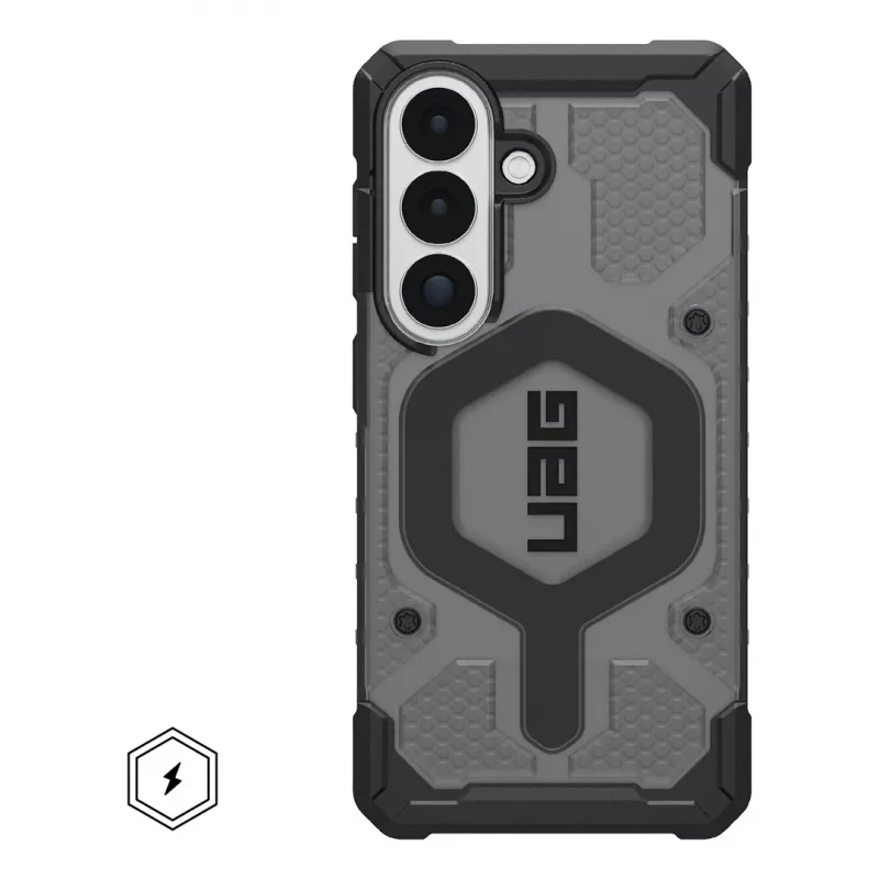 UAG Urban Armor Gear Pathfinder Case with Magnet Module | Samsung Galaxy S26 | ash (szary transparent)/Czarny | 214528113140 (214528113140)
