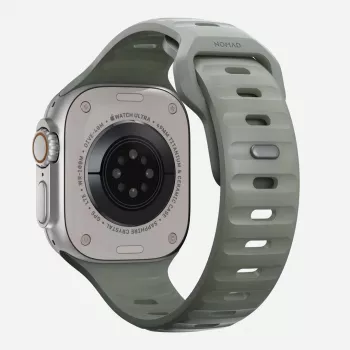 Pasek Nomad Sport Band szary gumowy do smartwatcha, szerokość 21,5 mm, obwód nadgarstka 160–195 mm