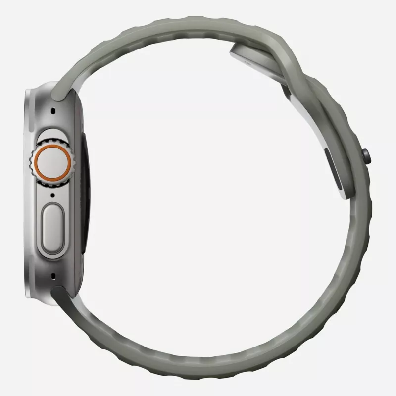 Pasek Nomad Sport Band szary gumowy do smartwatcha, szerokość 21,5 mm, obwód nadgarstka 160–195 mm