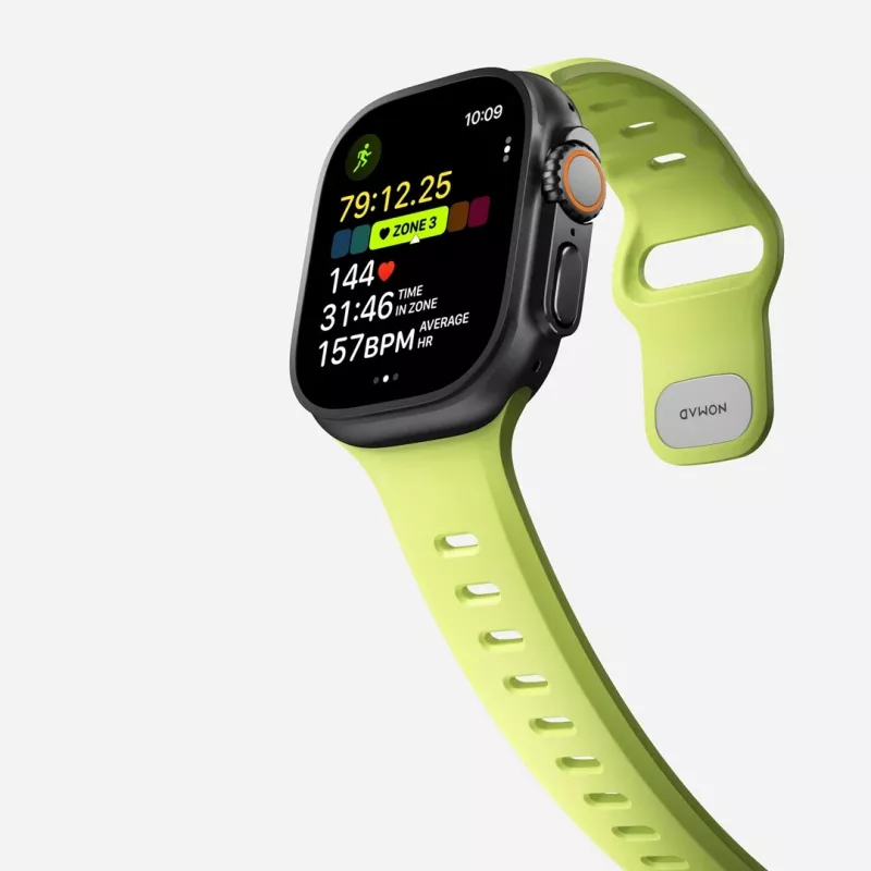 Pasek NOMAD Tempo Band - pasek do Apple Watch 49mm z FKM (lumen)