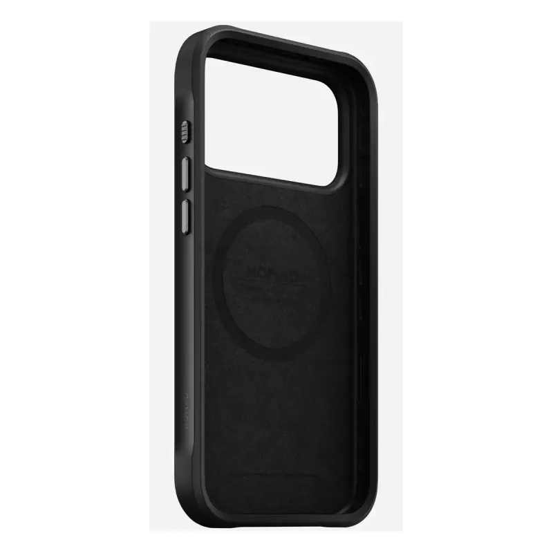 Etui na telefon Nomad Rugged Leather Case do iPhone 17 Pro Max, pokrowiec, skóra + TPU + PC, pasuje do ekranu 17,5 cm (6,9 cala), czarny