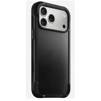 Etui na telefon Nomad Rugged Leather Case do iPhone 17 Pro Max, pokrowiec, skóra + TPU + PC, pasuje do ekranu 17,5 cm (6,9 cala), czarny