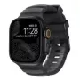 Pasek NOMAD Rocky Point Band - pasek do Apple Watch 46mm/49mm z FKM i tytanem (storm, czarny okucie)