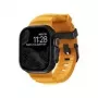 Pasek NOMAD Rocky Point Band - pasek do Apple Watch 46 mm/49 mm z FKM i tytanem (sol, czarne okucia)