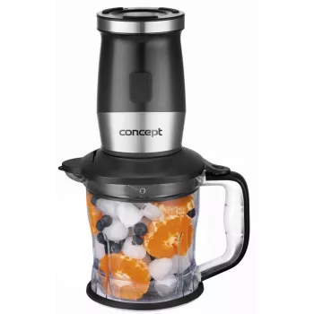 Concept SM3390 blender 1,2 l Blender ręczny 700 W Czarny, Stal nierdzewna