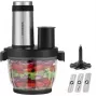 Robot kuchenny Concept RM3300 ze szklaną misą 2 L, czarny, obudowa ze stali nierdzewnej, 220–240 V