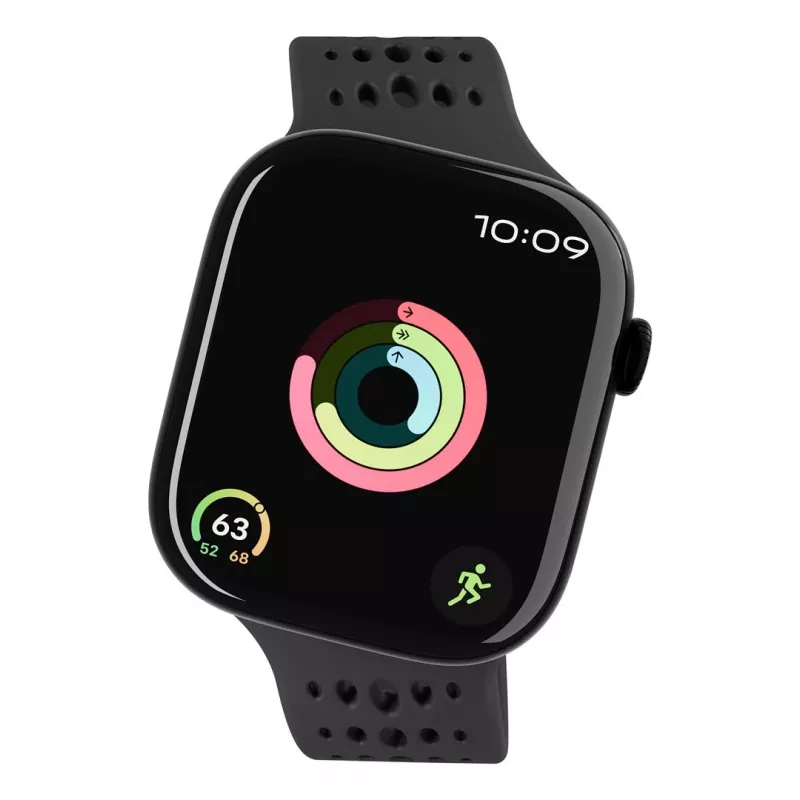 Decoded Silicone Ares O Band - Silikonowy pasek do Apple Watch 40/42 mm (czarny)