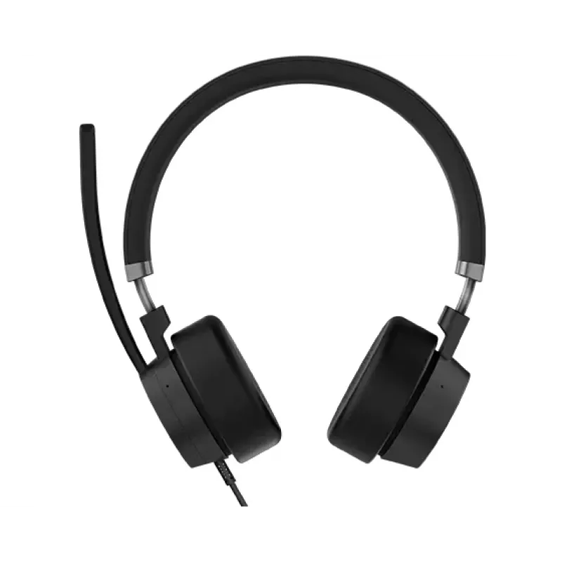 Lenovo Go Wired ANC Zestaw słuchawkowy pałąk na głowę Samochód/Biuro domowe USB Type-C Czarny