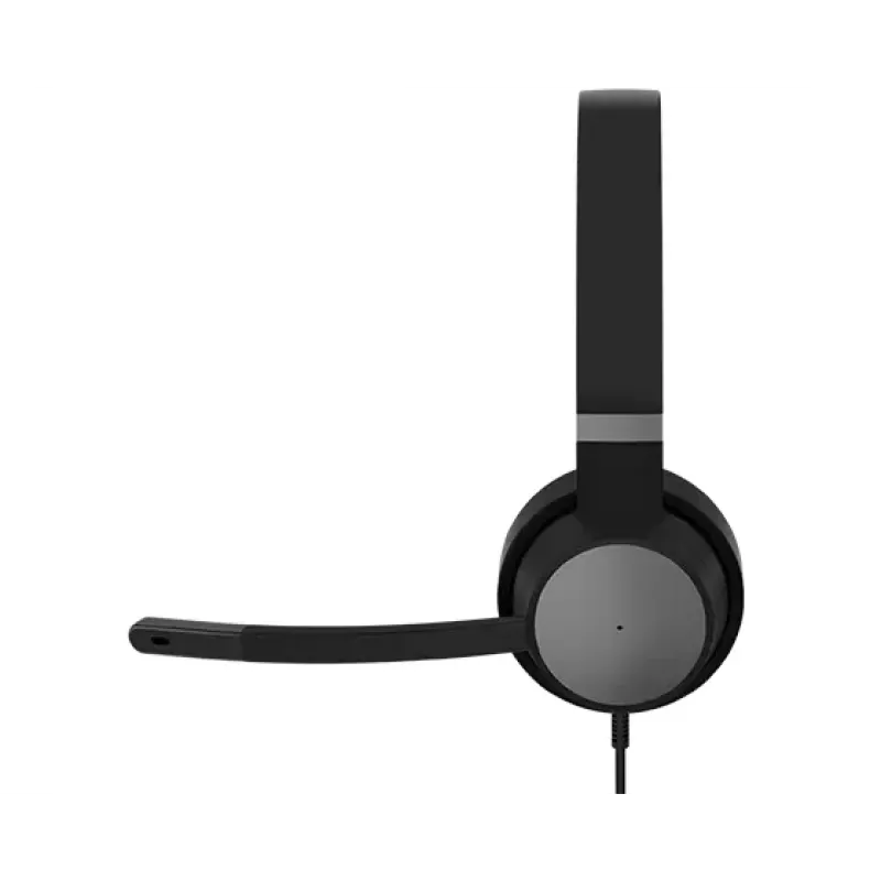 Lenovo Go Wired ANC Zestaw słuchawkowy pałąk na głowę Samochód/Biuro domowe USB Type-C Czarny