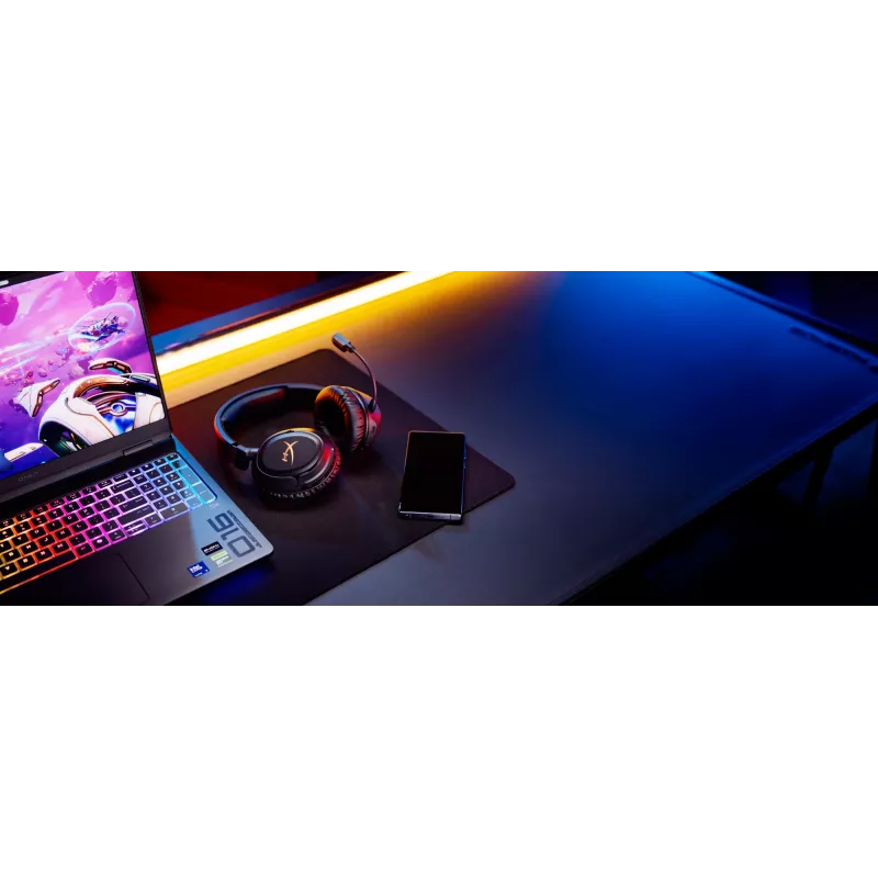 Bezprzewodowy zestaw słuchawkowy do gier HyperX Cloud Flight 2 — wokółuszny, czarny