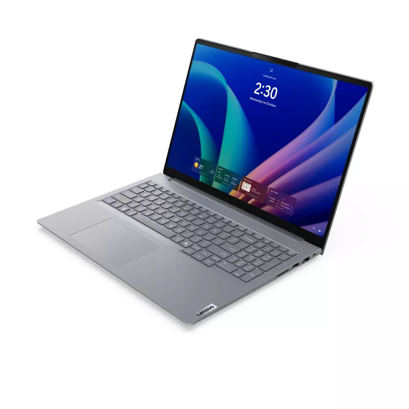 Lenovo ThinkBook 16 G9 IPL Copilot+ PC Intel Core Ultra 7 355 Laptop 40,6 cm (16 cali) WUXGA 32 GB DDR5-SDRAM 1 TB SSD Wi-Fi 7 (802.11be) Windows 11 Pro German szary