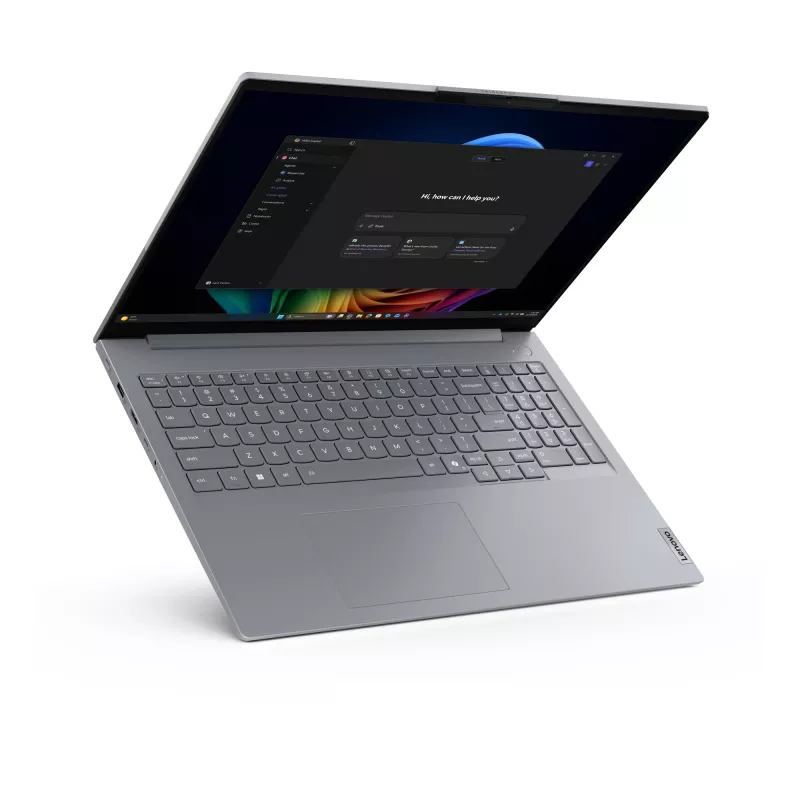 Lenovo ThinkBook 16 G9 IPL Copilot+ PC Intel Core Ultra 7 355 Laptop 40,6 cm (16 cali) WUXGA 32 GB DDR5-SDRAM 1 TB SSD Wi-Fi 7 (802.11be) Windows 11 Pro German szary