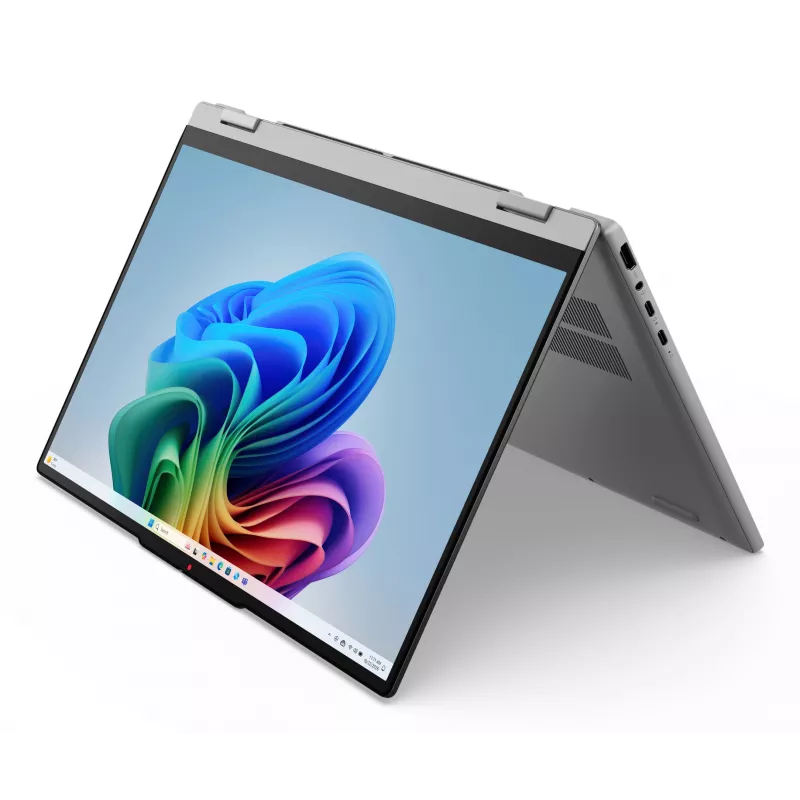Lenovo IdeaPad 5 2-in-1 15AGP11 Copilot+ PC AMD Ryzen™ AI 5 430 Hybrydowy (2-w-1) 38,9 cm (15,3 cala) Ekran dotykowy WUXGA 16 GB DDR5-SDRAM 512 GB SSD Wi-Fi 7 (802.11be) Windows 11 Home Niemiecki szary