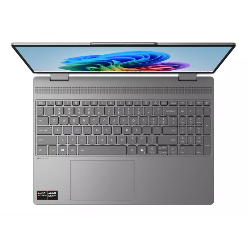 Lenovo IdeaPad 5 2-in-1 15AGP11 Copilot+ PC AMD Ryzen™ AI 5 430 Hybrydowy (2-w-1) 38,9 cm (15,3 cala) Ekran dotykowy WUXGA 16 GB DDR5-SDRAM 512 GB SSD Wi-Fi 7 (802.11be) Windows 11 Home Niemiecki szary