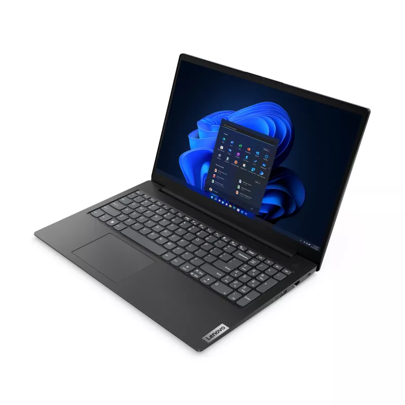 Lenovo V15 G4 AMN AMD Ryzen™ 5 7520U Laptop 39,6 cm (15,6 cala) Full HD 16 GB LPDDR5-SDRAM 512 GB SSD Wi-Fi 6 (802.11ax) Windows 11 Pro niemiecki Czarny