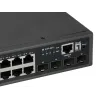 LevelOne 52-portowy zarządzalny przełącznik Gigabit PoE Lite L3, 4 x 10GbE SFP+, 48 wyjść PoE, budżet mocy PoE 400 W