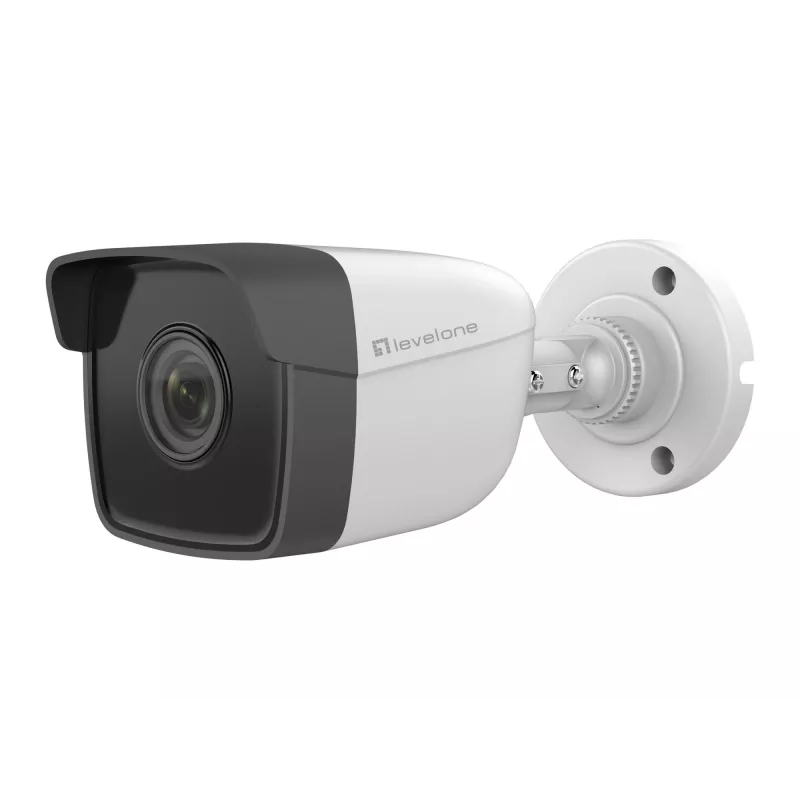 LevelOne GEMINI Stała Kamera IP, 2 megapiksele, H.265, PoE 802.3af, diody IR, wewnątrz/na zewnątrz