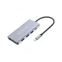 Conceptronic DONN20G 10-w-1 Stacja dokująca USB 3.2 Gen 1, HDMI, VGA, USB-A 5 Gb/s, USB-C 5 Gb/s, SD, TF/MicroSD, Audio, GbE LAN, 100 W USB PD