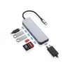 Conceptronic DONN02G stacja dokująca/replikator portów do laptopa USB 3.2 Gen 1 (3.1 Gen 1) Type-C Aluminium