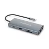 Stacja dokująca Conceptronic DONN06G 10-w-1 USB 3.2 Gen 1, HDMI, 100W USB PD, USB-C 5Gbps x 2, USB-A 5Gbps x 3, SD, TF/MicroSD, GbE