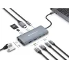 Stacja dokująca Conceptronic DONN06G 10-w-1 USB 3.2 Gen 1, HDMI, 100W USB PD, USB-C 5Gbps x 2, USB-A 5Gbps x 3, SD, TF/MicroSD, GbE