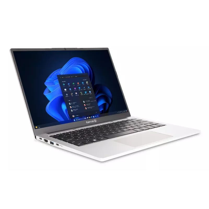 TERRA MOBILE 1410M Laptop Intel Core Ultra 5 125U 35.6 cm (14 cali) WUXGA 16 GB DDR5-SDRAM 512 GB SSD Wi-Fi 6 (802.11ax) Windows 11 Pro Niemiecki Czarny, Srebrny