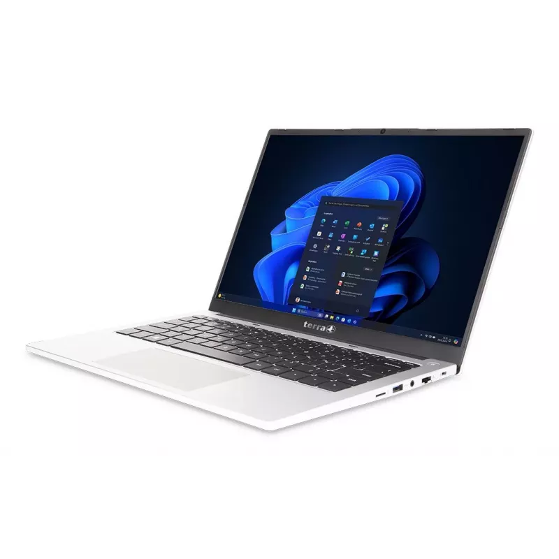 TERRA MOBILE 1410M Laptop Intel Core Ultra 5 125U 35.6 cm (14 cali) WUXGA 16 GB DDR5-SDRAM 512 GB SSD Wi-Fi 6 (802.11ax) Windows 11 Pro Niemiecki Czarny, Srebrny