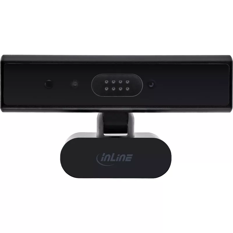 InLine 55365 Kamera internetowa 5MP z USB-C, autofokusem, Windows Hello i fizyczną przesłoną prywatności