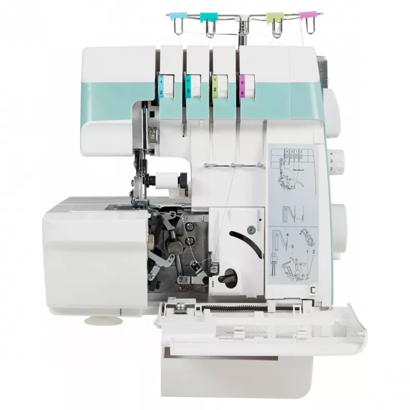 Overlock MEDION MD 19169 — elektryczny, 60 W, dziurka 4-etapowa, wolne ramię, sterowanie obrotowe
