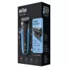 Braun Series 3 310s Golarka foliowa Trymer Czarny, Niebieski