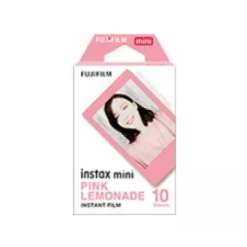 Fujifilm Instax Mini Pink Lemonade - błyskawiczny film fotograficzny 10 szt. 54 x 86 mm
