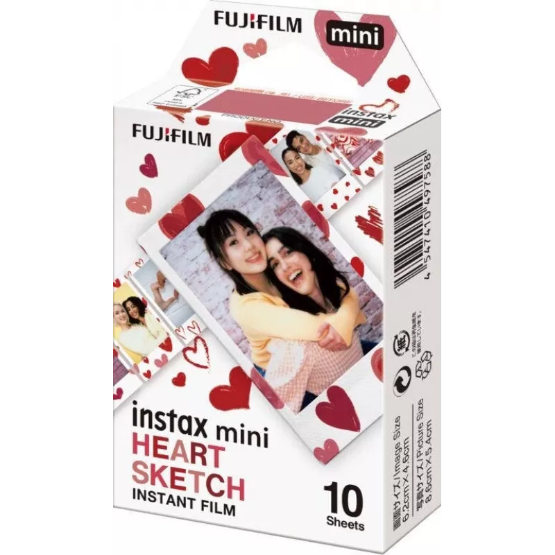 Fujifilm Instax Mini film do zdjęć natychmiastowych 10 szt. 54 x 86 mm