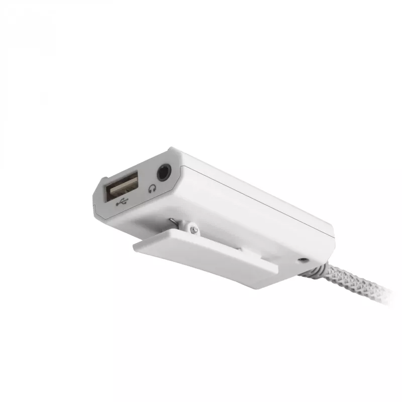 Karta dźwiękowa Mars Gaming MSC2W 7.1 USB biała 3,5 mm
