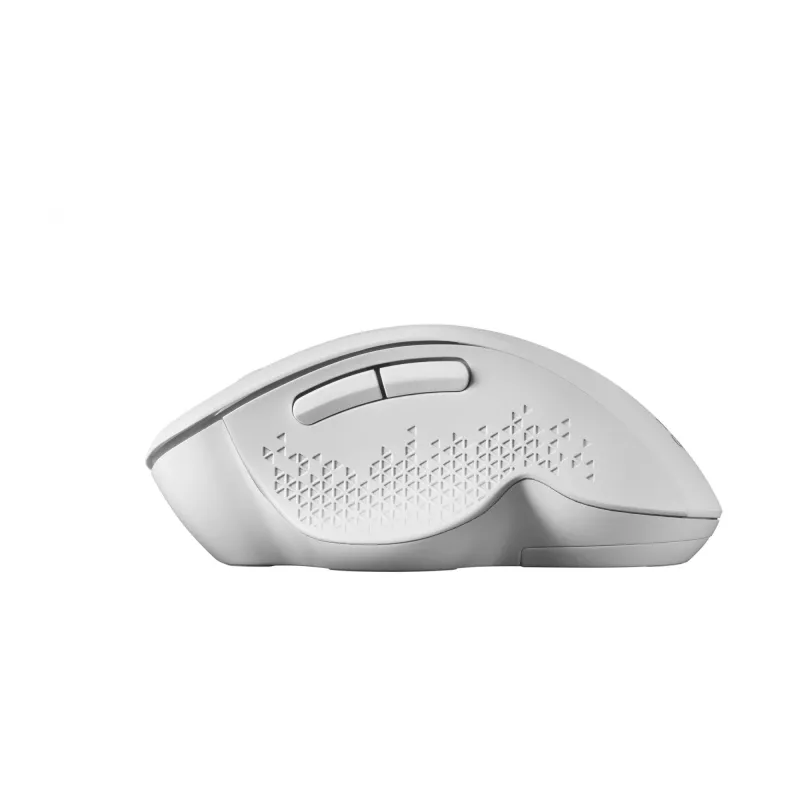Mars Gaming MMWERGO Bezprzewodowa mysz ergonomiczna biała, dla praworęcznych, mechaniczna, RF Wireless, 3200 DPI, Biała