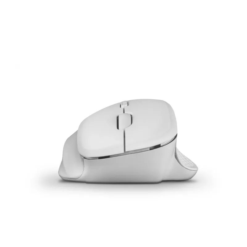 Mars Gaming MMWERGO Bezprzewodowa mysz ergonomiczna biała, dla praworęcznych, mechaniczna, RF Wireless, 3200 DPI, Biała