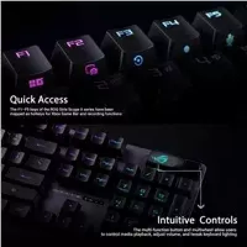 ASUS ROG Strix Scope II klawiatura Gaming USB Czarny
