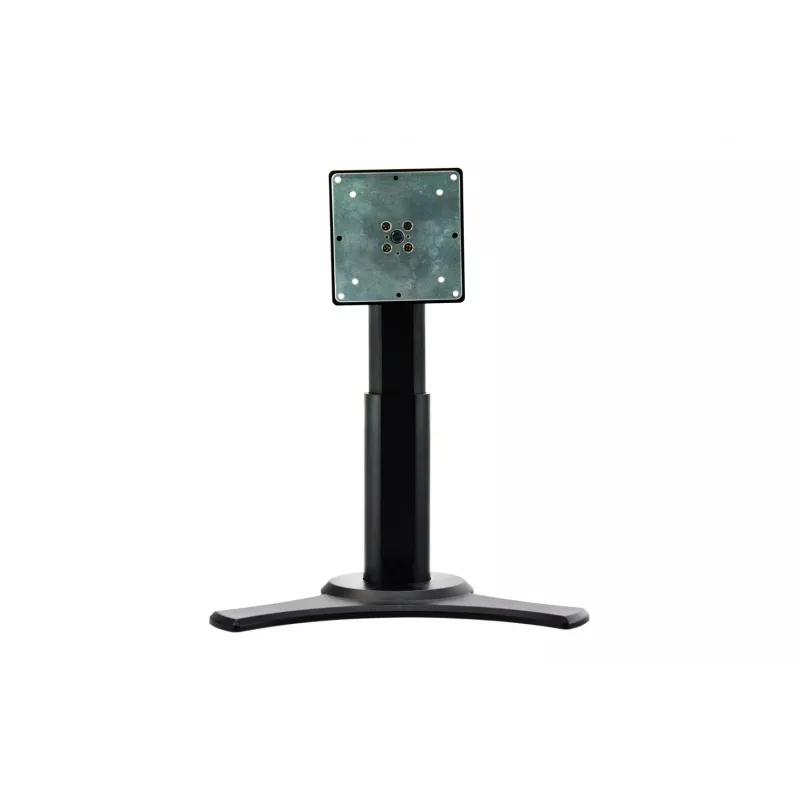 Podstawa pod monitor HANNspree 80-04000004G000 do ekranów 22–24 cale, VESA 75x75–100x100, udźwig 4,3 kg, regulacja wysokości, obrót i pochylenie, czarna