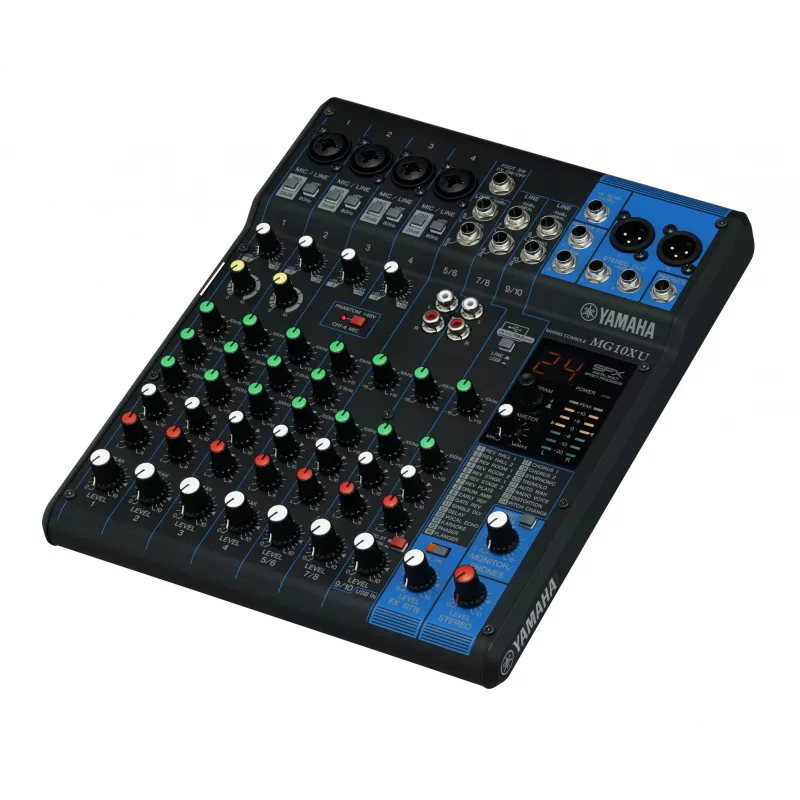 Mikser audio Yamaha MG10XU 10 kanałów Czarny