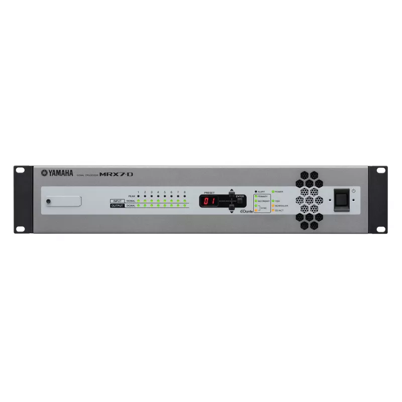 Yamaha MRX7-D procesor AV Czarny, Srebrny Wbudowany wyświetlacz LCD