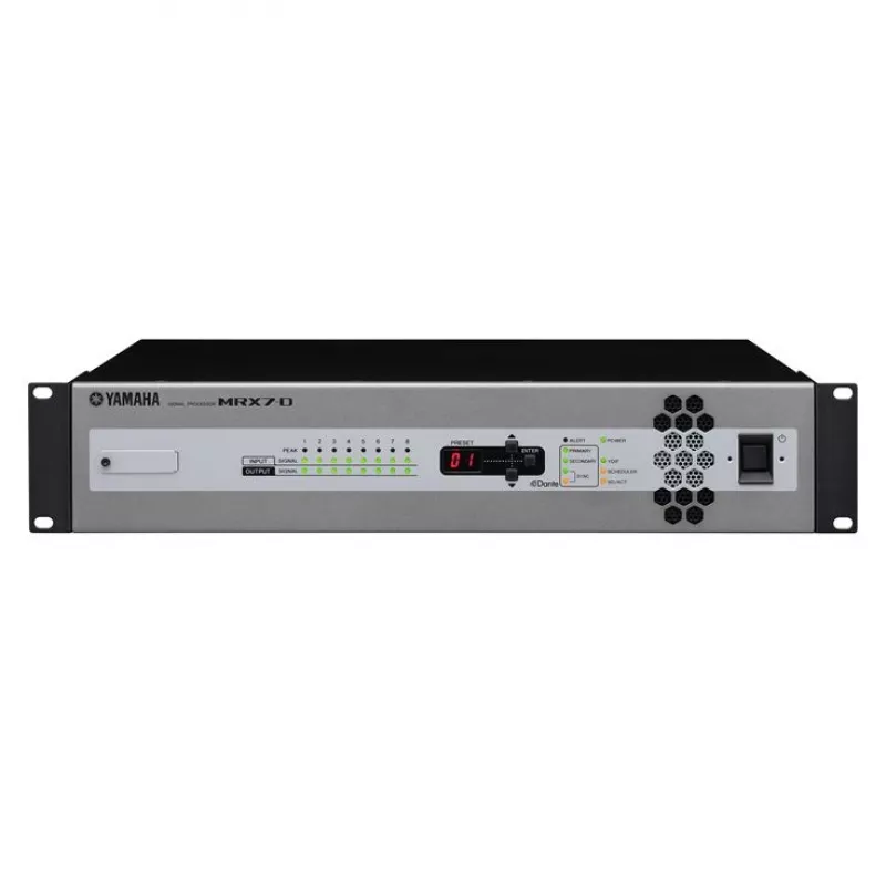 Yamaha MRX7-D procesor AV Czarny, Srebrny Wbudowany wyświetlacz LCD