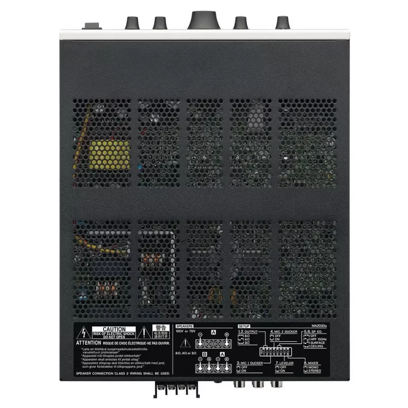 Yamaha MA2030A wzmacniacz audio 2.0 kanałowy system nagłośnieniowy (PA) czarny
