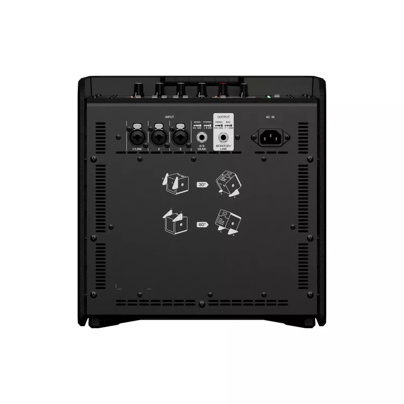 Wolnostojący system PA YAMAHA STAGEPAS 200BTR — 180 W, 2-drożny, 60–20000 Hz, czarny