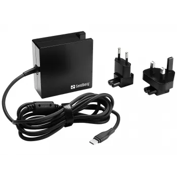 Sandberg USB-C PD AC-Charger 90W EU+UK, Indoor, AC, 20.2 V, 4.5 A, 1.8 m, Czarny