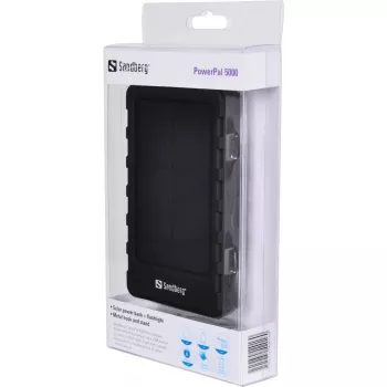 Sandberg PowerPal 5000, 5000 mAh, czarny