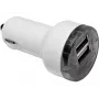 Sandberg Car Charger Dual 1000+2400mA, Auto, Cigar lighter, 5 V, biały