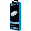 Sandberg Mini AC charger USB 1A EU, Indoor, AC, 5 V, Czarny, biały