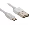 Sandberg MicroUSB Reversible kabel 1m, 1 m, USB A, Micro-USB A, Srebrny, Biały