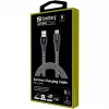 Sandberg Survivor USB-C-USB-A kabel 1M, 1 m, USB A, USB C, USB 2.0, czarny, szary
